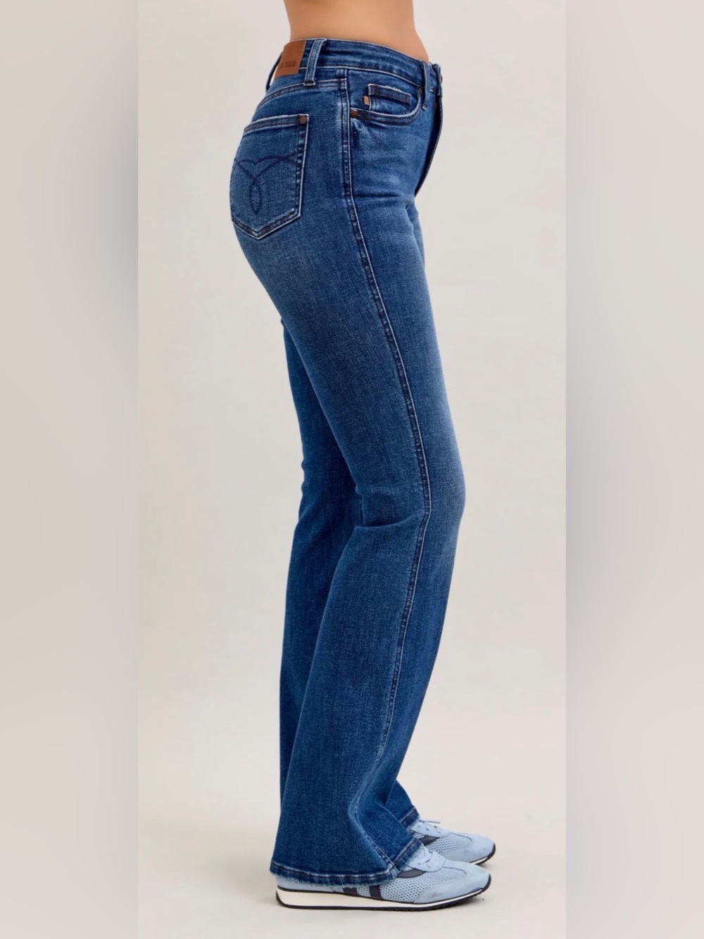 Judy Blue “Collins” High-Rise Tummy Control Bootcut Jeans Size 13/31 Long View 2
